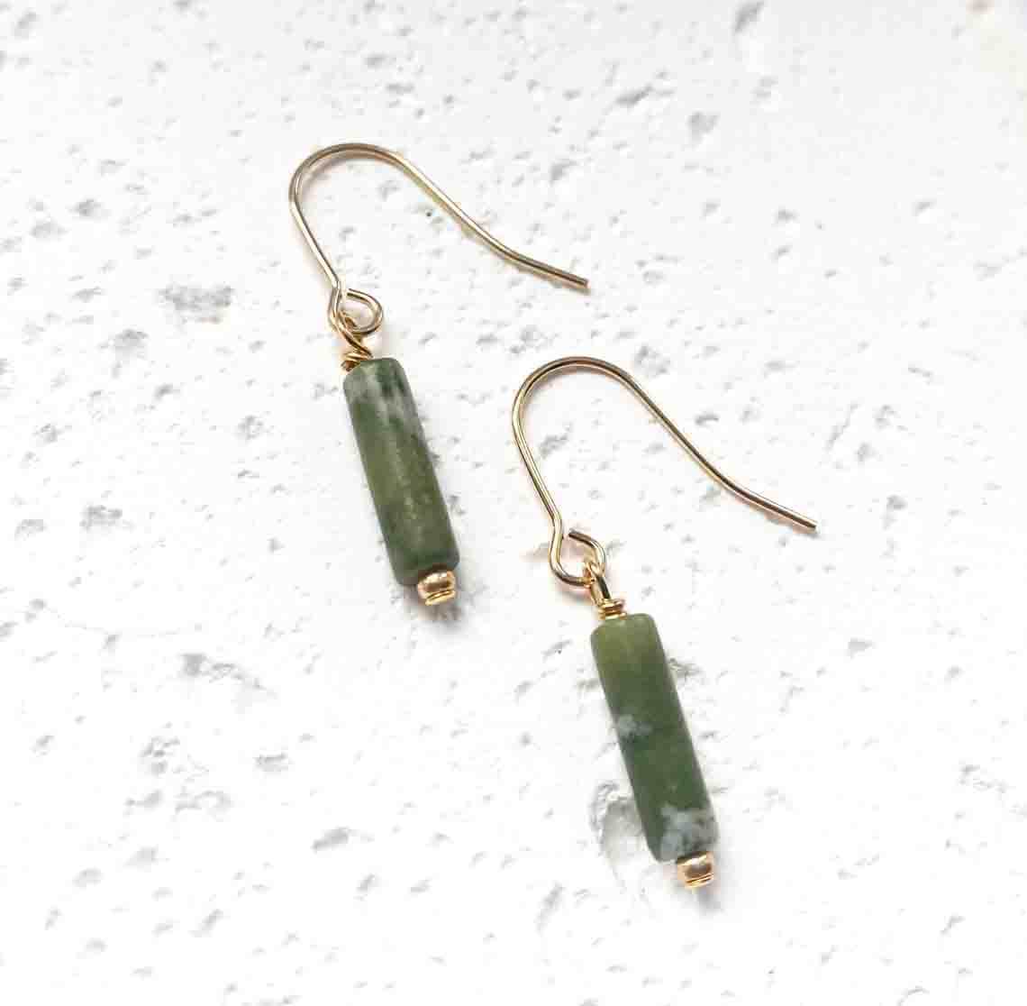 Astra Drop Earrings - Jade